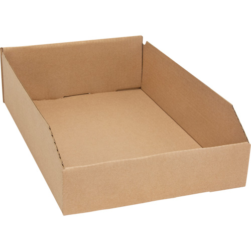 Boîtes profondes en carton ondul&eacute;, 11-3/4" la x 17-1/4" p x 4-1/2" h, Beige PB Rental Co. Ltd.