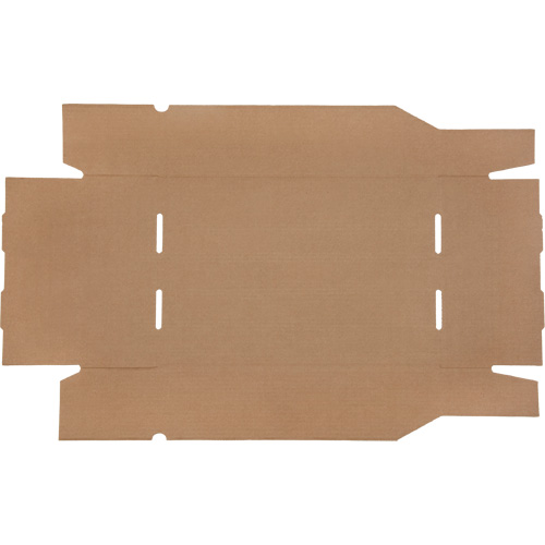 Boîtes profondes en carton ondul&eacute;, 11-3/4" la x 17-1/4" p x 4-1/2" h, Beige PB Rental Co. Ltd.