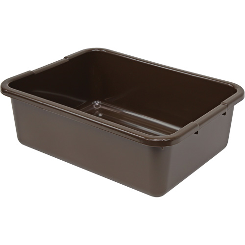 Bac d'entreposage tout usage &agrave; fond rainur&eacute;, 7" ha x 15" p x 21" lo, Plastique, Brun PB Rental Co. Ltd.