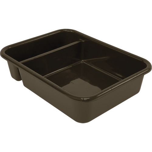 All-Purpose Compartmentalized Storage Tub, 5" H x 15" D x 20" L, Plastic, Brown PB Rental Co. Ltd.