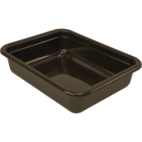 Bac d'entreposage tout usage &agrave; fond plat, 5" ha x 17" p x 22" lo, Plastique, Gris PB Rental Co. Ltd.