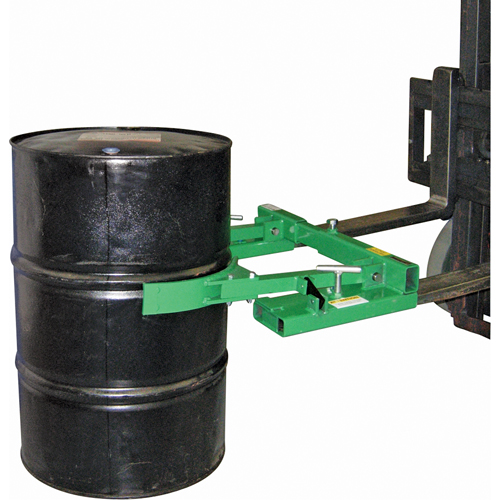 Gravity-Actuated Mechanical Auto-Grip Drum Lift, For 30 - 85 US Gal. (25 - 70 Imperial Gal.) PB Rental Co. Ltd.