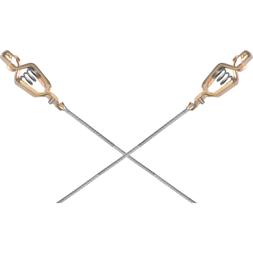 Light-Duty Bonding & Grounding Wire Assemblies - Two Alligator Clips PB Rental Co. Ltd.