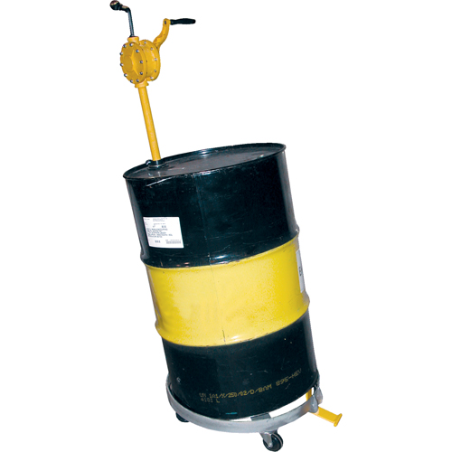 Chariots &agrave; inclinaison pour baril, Acier, Capacit&eacute;e 900 lb, Diam&egrave;tre 23-1/2", Roue en Caoutchouc rigide PB Rental Co. Ltd.
