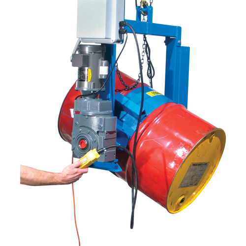 BASCULE BARIL POUDRE 1 PHASE/115V CAP 1500LB, Baril de 55 gal. US (45 gal. imp.), Capacit&eacute; 1500 lb/680 kg PB Rental Co. Ltd.