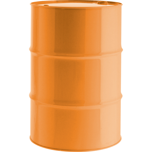 Barils en acier, 55 gal. US (45,8 gal. imp.), Non doubl&eacute;, Orange, Dessus ferm&eacute;, UN1A1/Y1.8/300, Calibre 16 PB Rental Co. Ltd.