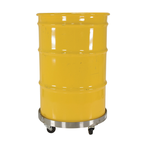Chariots pour barils, Acier inoxydable, Capacit&eacute;e 800 lb, Diam&egrave;tre 23-1/4", Roue en Caoutchouc PB Rental Co. Ltd.