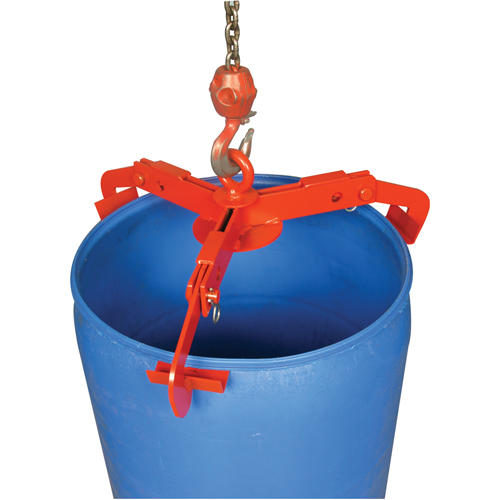 Open Head Drum Lifters, 30 - 55 US Gal. (25 - 45 Imperial Gal.), 1000 lbs./454 kg. Cap. PB Rental Co. Ltd.