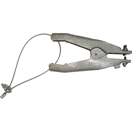 Static Grounding Clamp (GAT Series), Cast Aluminum Body Material, Stainless Steel Cup Point Material, 1 Isolated Point Configuration, 1-1/4" Max. Opening PB Rental Co. Ltd.