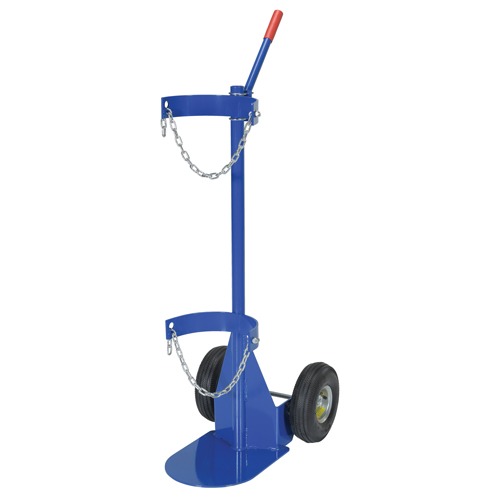 Chariot pour bouteille de gaz, Roues Pneumatique, Base de 12" la x 15-1/2" lo, 500 lb PB Rental Co. Ltd.