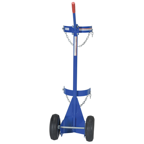 Chariot pour bouteille de gaz, Roues Pneumatique, Base de 12" la x 15-1/2" lo, 500 lb PB Rental Co. Ltd.