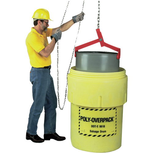 Drum Lifter, 85 US gal. (70 Imperial Gal.) Drum Size, 1000 lbs./454 kg Cap. PB Rental Co. Ltd.