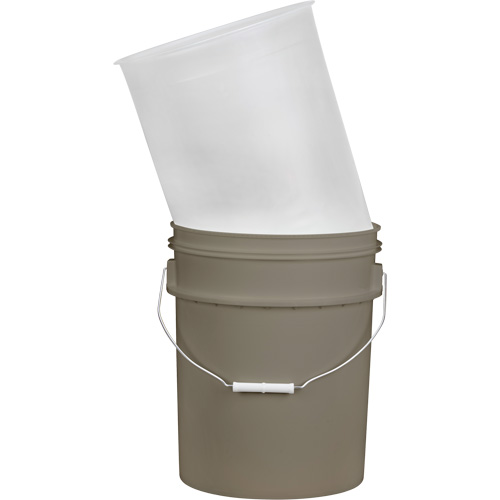 Plastic Pail Liner, 11-1/4" Dia. x 14" H, 5 US gal (4.16 imp. Gal.) Capacity PB Rental Co. Ltd.