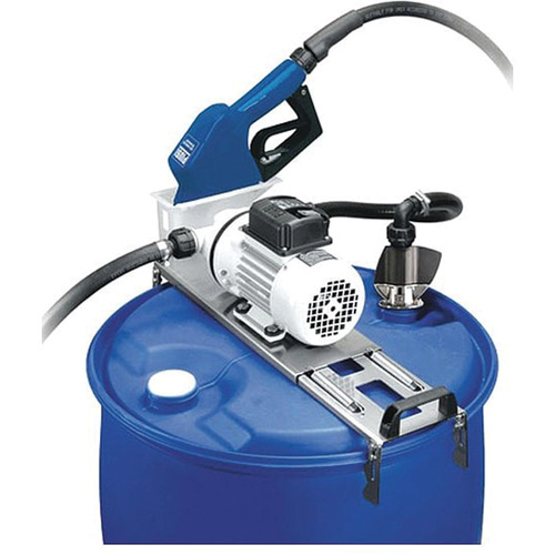 Ensemble de pompe pour baril Piusi Suzzarablue, Acier inoxydable, 9 gal./min PB Rental Co. Ltd.
