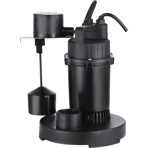 Pompe de puisard submersible thermoplastique, 2560 gal./h, 115 V, 4,6 A, 1/3 CV PB Rental Co. Ltd.