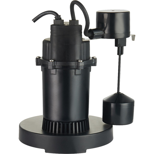 Pompe de puisard submersible thermoplastique, 2560 gal./h, 115 V, 4,6 A, 1/3 CV PB Rental Co. Ltd.