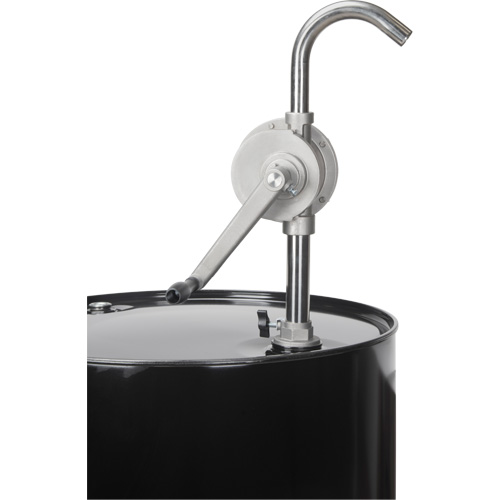 Pompe rotative pour baril, Acier inoxydable, Pour capacit&eacute; 55 gal., 12 oz/course PB Rental Co. Ltd.