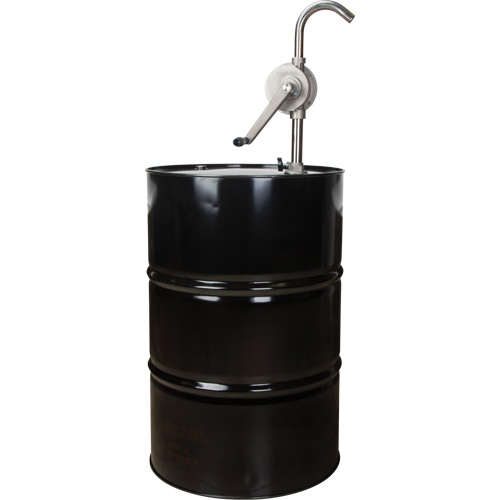Pompe rotative pour baril, Acier inoxydable, Pour capacit&eacute; 55 gal., 12 oz/course PB Rental Co. Ltd.