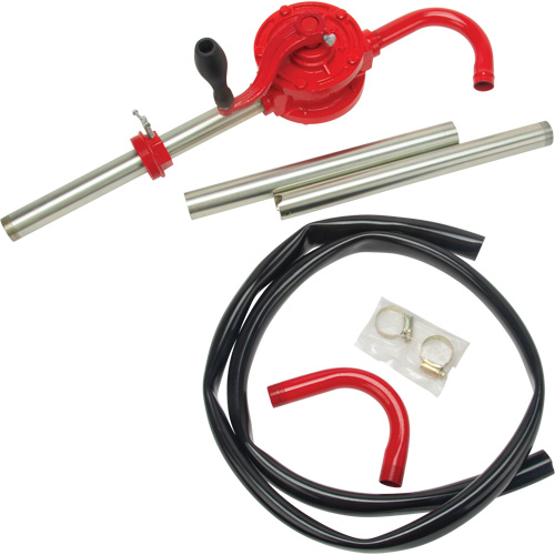Rotary Type Drum Pump, Cast Iron/Steel, Fits 30-55 Gal., 8 oz./Stroke PB Rental Co. Ltd.