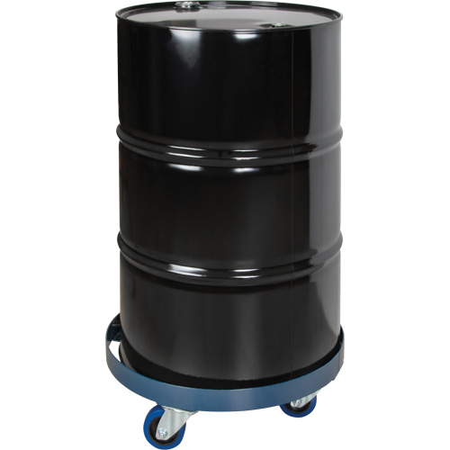 Chariot pour baril, Acier, Capacit&eacute;e 1400 lb, Diam&egrave;tre 24", Roue en &eacute;lastique bleu PB Rental Co. Ltd.