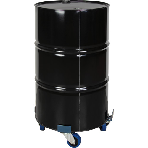 Chariot pour baril, Acier, Capacit&eacute;e 1400 lb, Diam&egrave;tre 24", Roue en &eacute;lastique bleu PB Rental Co. Ltd.