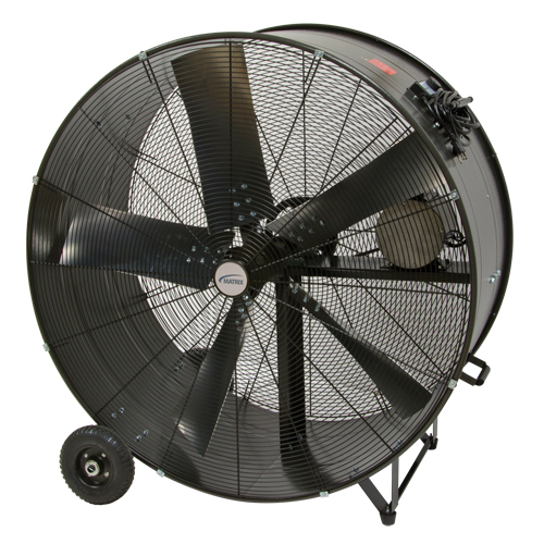Ventilateur tambour robuste et fixe &agrave; courroie, Industriel, 2 vitesses, Diam&egrave;tre de 42" PB Rental Co. Ltd.