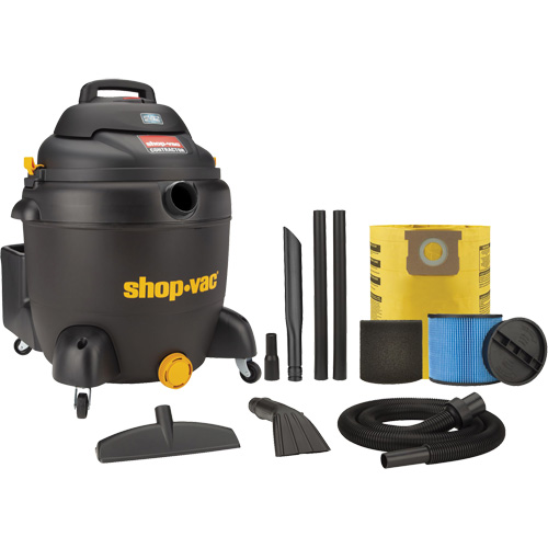 Aspirateur pour atelier SVX2, Secs-humides, 6,5 CV, 18 gal. US (68,1 litres) PB Rental Co. Ltd.