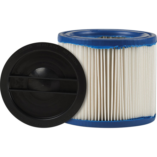 CleanStream&reg; Gore&reg; Small Wet/Dry Vacuum Filter, Cartridge/Hepa, Fits 1 - 6 US gal. PB Rental Co. Ltd.