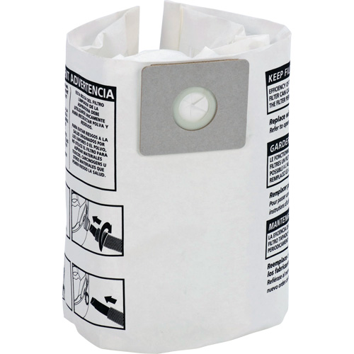 Sacs filtrants pour d&eacute;bris secs jetables, 4 gal. US PB Rental Co. Ltd.