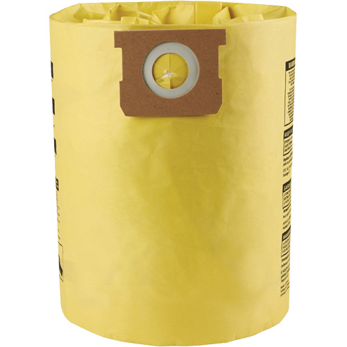 Sacs filtrants pour d&eacute;bris secs jetables &agrave; haute efficacit&eacute; de type I, 10 - 14 gal. US PB Rental Co. Ltd.