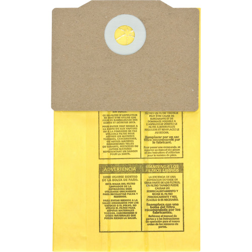 Genuine Back Pack Vacuum Collection Filter Bags, 1.75 US gal. PB Rental Co. Ltd.