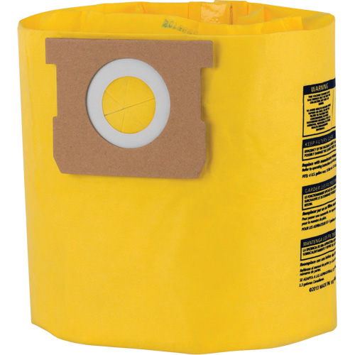 Sacs filtrants jetables &agrave; haute efficacit&eacute; de type D, 4 gal. US PB Rental Co. Ltd.