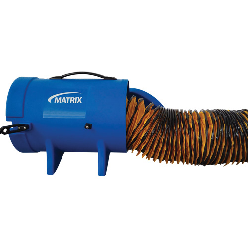 Souffleur &agrave; air 8" avec conduit de 15' et contenant, 1/4 CV, 816 pi³/min PB Rental Co. Ltd.