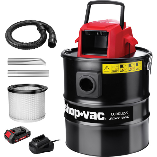Aspirateur sans fil pour cendres, 20 V, Capacit&eacute; 5 gal. PB Rental Co. Ltd.