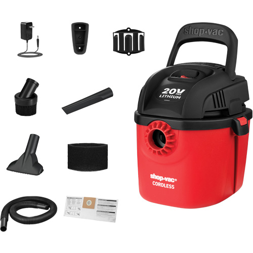 Cordless Wet/Dry Vacuum, 20 V, 1 gal. Capacity PB Rental Co. Ltd.