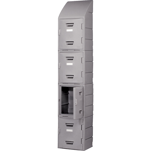 Casier, 15" x 15" x 31", Gris, Assembl&eacute; PB Rental Co. Ltd.