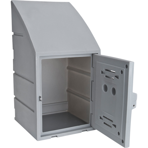 Casier, 15" x 15" x 31", Gris, Assembl&eacute; PB Rental Co. Ltd.