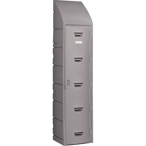 Casier, 15" x 18" x 73", Gris, Assembl&eacute; PB Rental Co. Ltd.