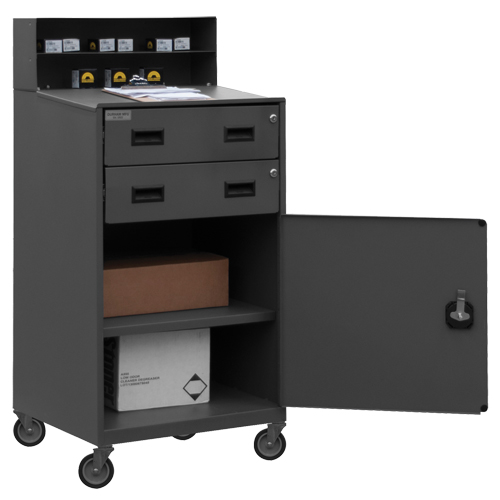 Shop Desk, 23" W x 20" D x 51" H, Grey PB Rental Co. Ltd.