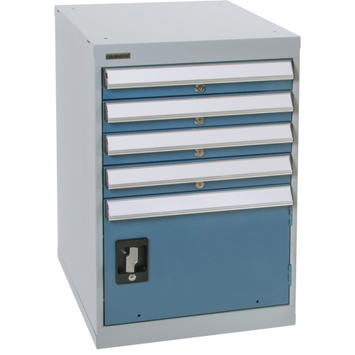 Pedestal Workbench with One Door & Four Drawers, 4 Drawers, 18" W x 21" D x 28" H PB Rental Co. Ltd.