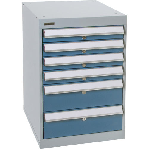Six-Drawer Pedestal Workbench, 18" W x 21" D x 28" H PB Rental Co. Ltd.