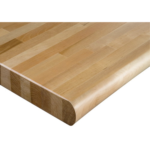 Laminated Hardwood Workbench Top, 84" W x 36" D, Bullnose Edge, 1-3/4" Thick PB Rental Co. Ltd.