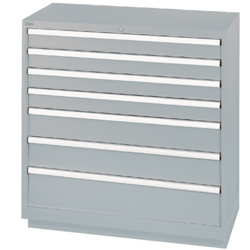 Drawer Cabinets, 7 Drawers, 40-1/4" W x 22-1/2" D x 41-3/4" H, Grey PB Rental Co. Ltd.