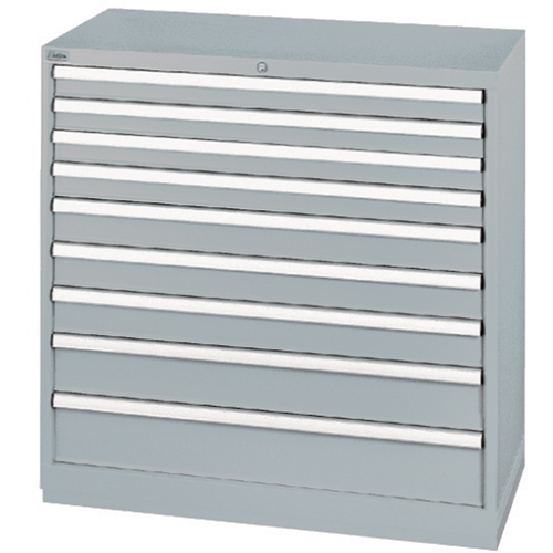 Drawer Cabinets, 9 Drawers, 40-1/4" W x 22-1/2" D x 41-3/4" H, Grey PB Rental Co. Ltd.