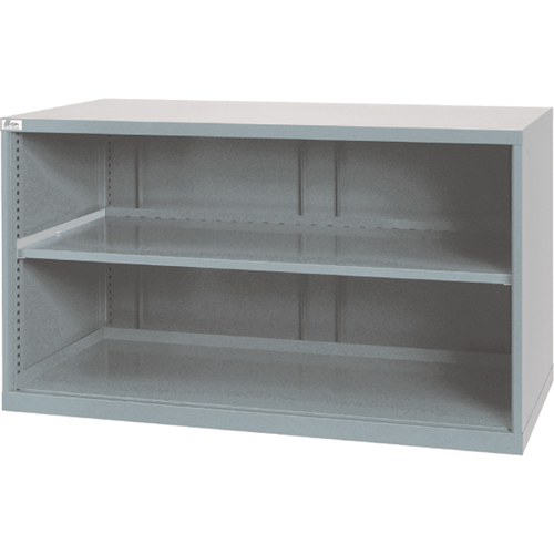 Shelf Cabinets, Steel, 33-1/2" H x 56-1/2" W x 28-1/2" D, Light Grey PB Rental Co. Ltd.