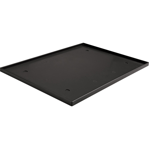 Fond de casier, Convient aux casiers 12" x 18", Noir, Plastique PB Rental Co. Ltd.