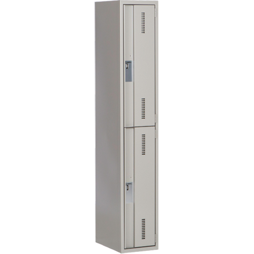 Casiers robustes Concorde, 2 niveaux, 12" x 18" x 72", Acier, Gris, Soud&eacute; (assembl&eacute;) PB Rental Co. Ltd.