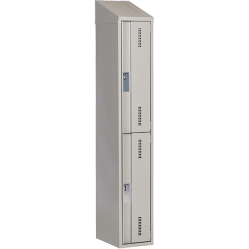 Casiers robustes Concorde, 2 niveaux, 12" x 18" x 78", Acier, Gris, Soud&eacute; (assembl&eacute;) PB Rental Co. Ltd.
