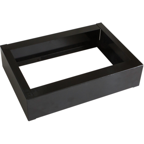 Base encastr&eacute;e pour casiers robustes enti&egrave;rement soud&eacute;e Concorde, 1 Blocs, 4" lo x 12" la x 17" p, Noir, Acier PB Rental Co. Ltd.