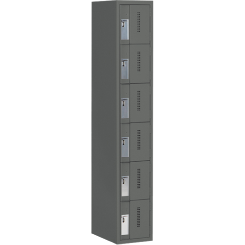 Casiers robustes Concorde, 6 niveaux, 12" x 18" x 72", Acier, Charbon, Soud&eacute; (assembl&eacute;) PB Rental Co. Ltd.